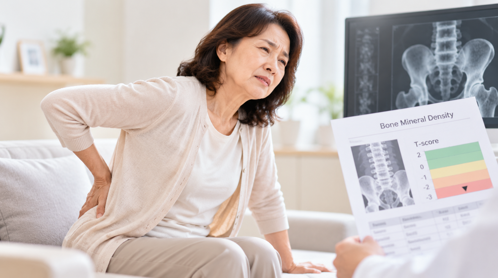 骨質疏鬆怎麼辦？症狀、骨密度T-score、檢查與預防一次看